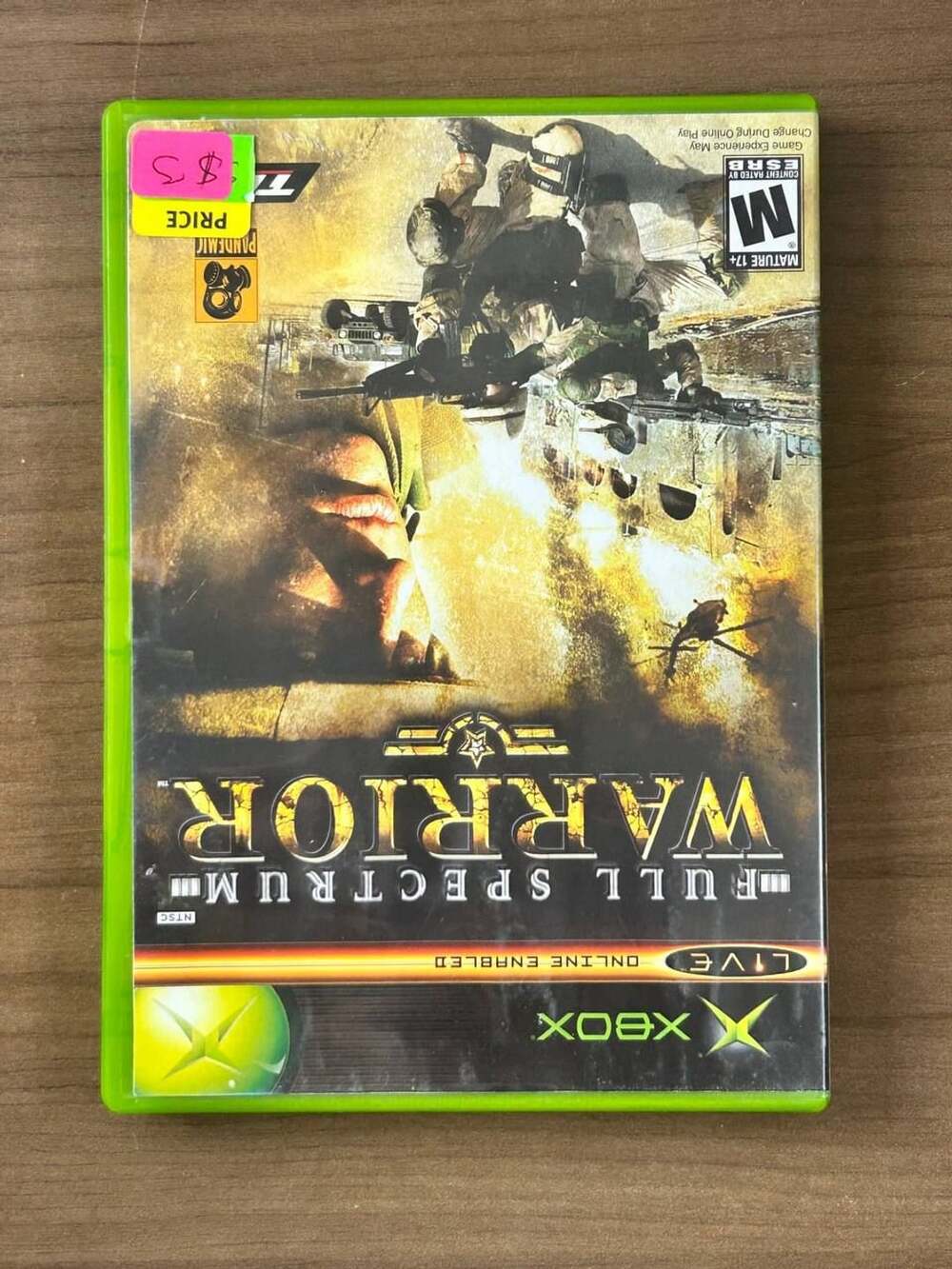 Full Spectrum Warrior Platinum Hits Original Xbox 2004 CIB w/ Manual THQ